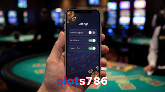 Game list for Slots786 app section