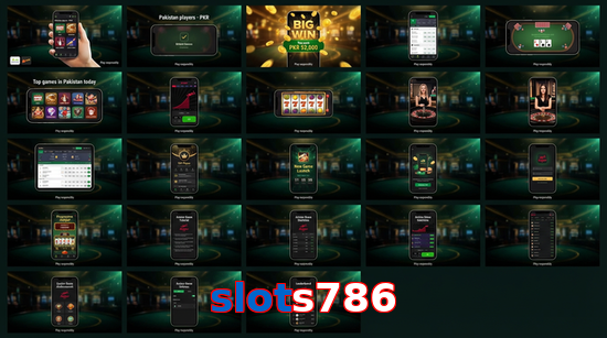 Main screen of Slots786 bet page for PK players
