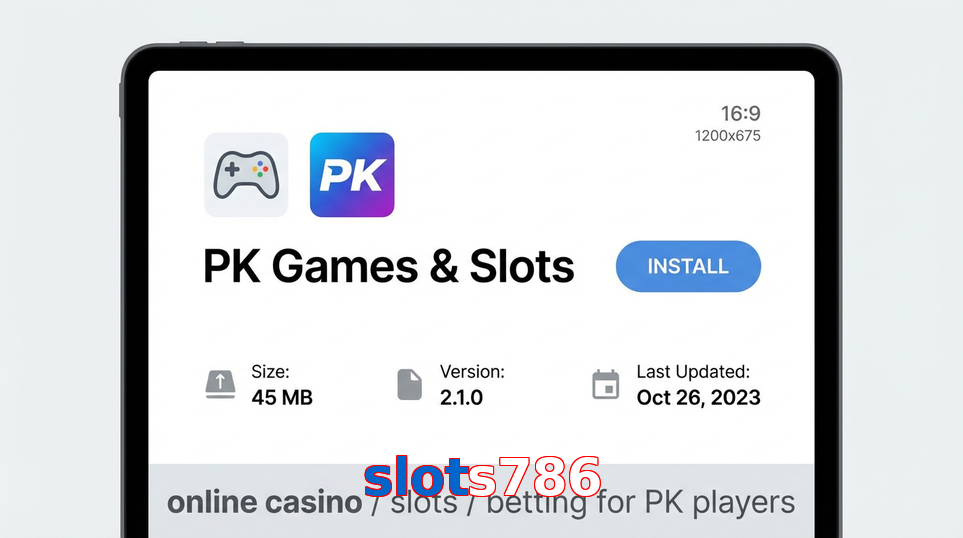 Game list for Slots786 gameapk section