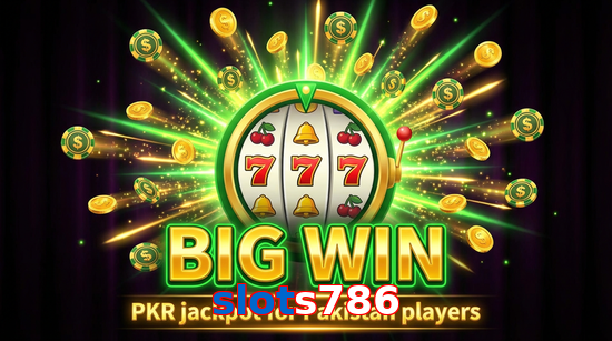 Big win animation on Slots786 slot game